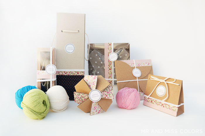 Cajas de cartón para regalos, eventos o negocio, es Packaging Mr and Colors